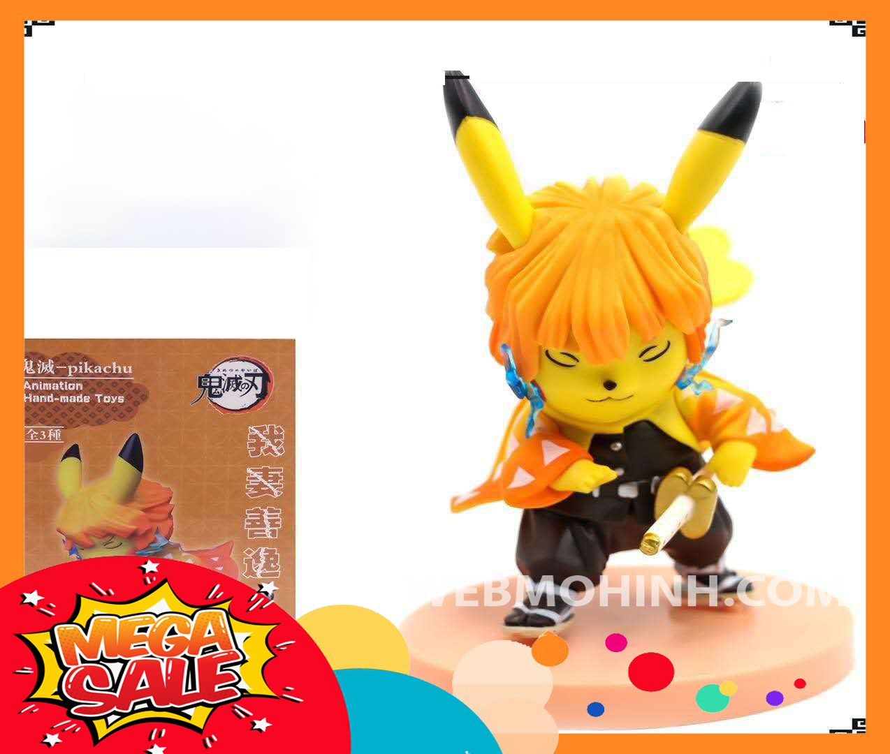 Mô hình lắp ráp lego pikachu cosplay JIRAIYA  SHOP HERO TEAM