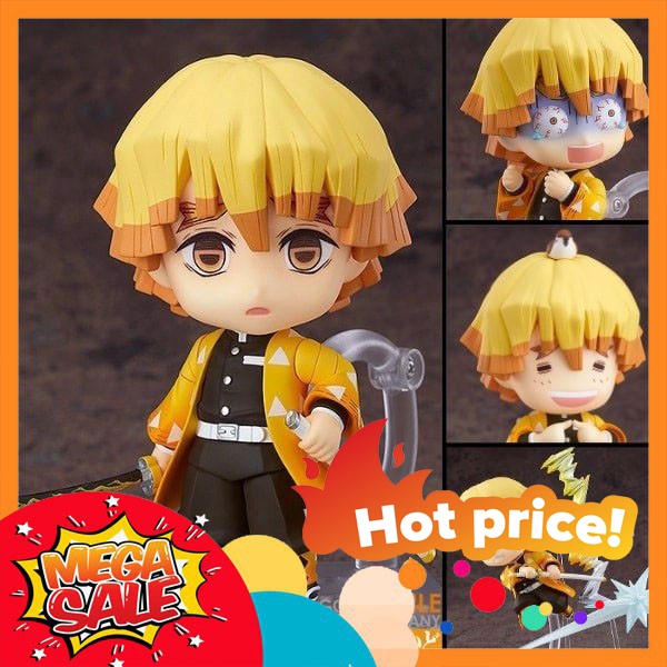 Ảnh thực tế Mô Hình Agatsuma Zenitsu Thanh Guom Diet Quy  Nendoroid 1334 Bootleg