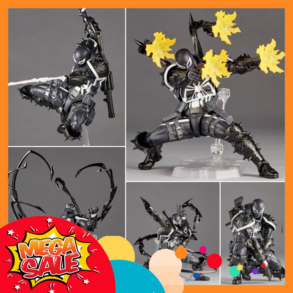 Ảnh thực tế Mô Hình Agent Venom Revoltech  Amazing Yamaguchi Bootleg