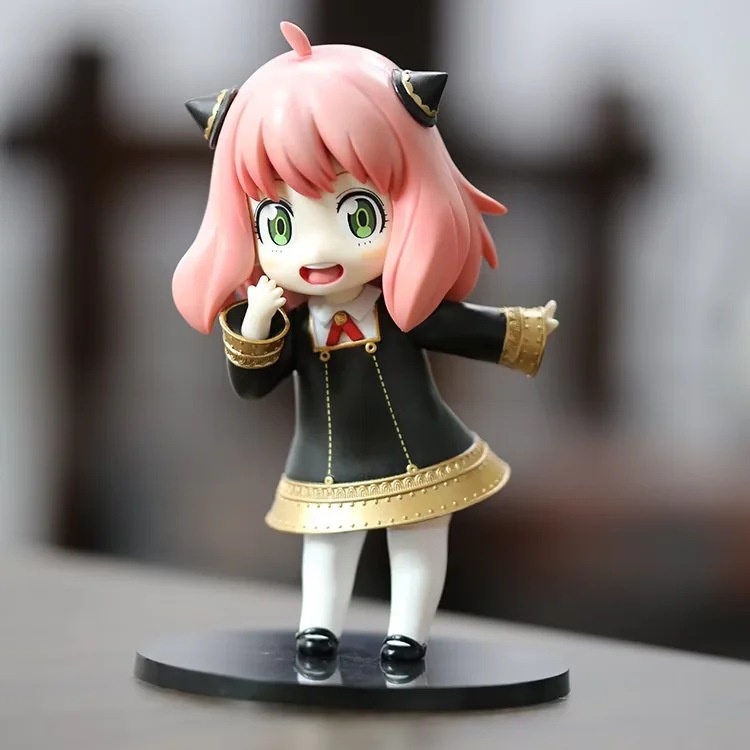 Ảnh thực tế Mô Hình Anya Forger Spy x Family Gia Đình Điệp Viên Dễ Thương 12cm Bootleg