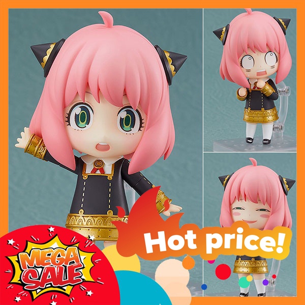 Ảnh thực tế Mô Hình Anya Forger SPY x FAMILY Gia Đình Điệp Viên Nendoroid 1902 Bootleg