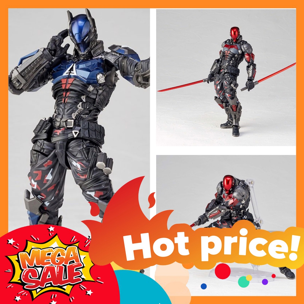 Ảnh thực tế Mô Hình Arkham Knight Batman Revoltech 024 Bootleg