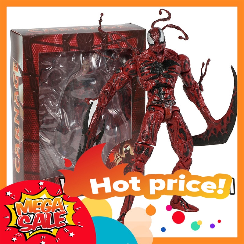 Ảnh thực tế Mô Hình Carnage Red Venom Marvel Legends Bootleg