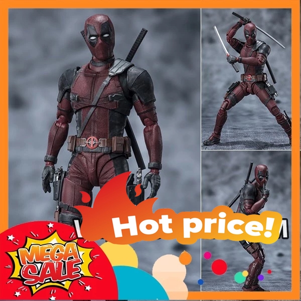 Ảnh thực tế Mô Hình Deadpool 2 SHF S.H. Figuarts Bootleg