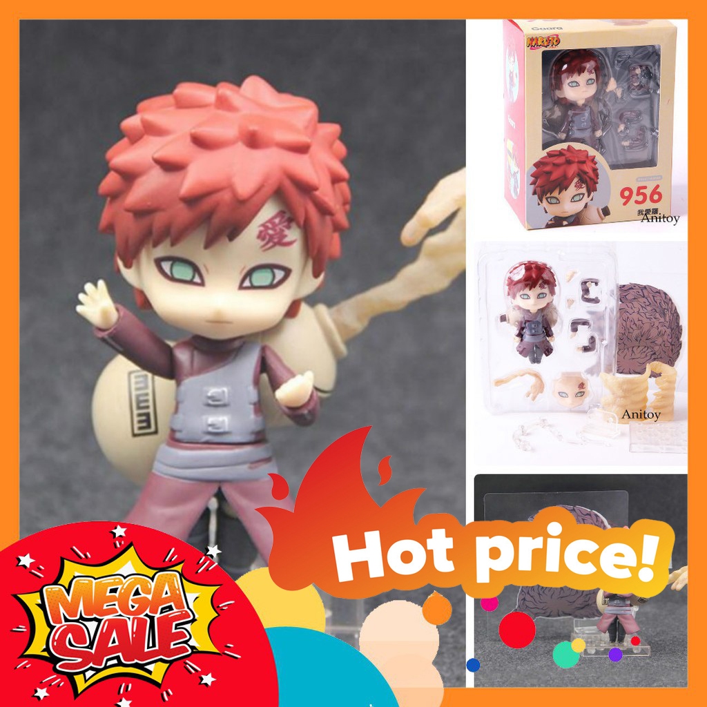 Ảnh thực tế Mô Hình Gaara Naruto Nendoroid 956 Bootleg