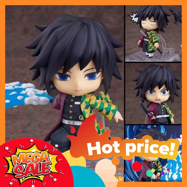 Ảnh thực tế Mô Hình Giyu Tomioka Thanh Guom Diet Quy  Nendoroid 1408 Bootleg