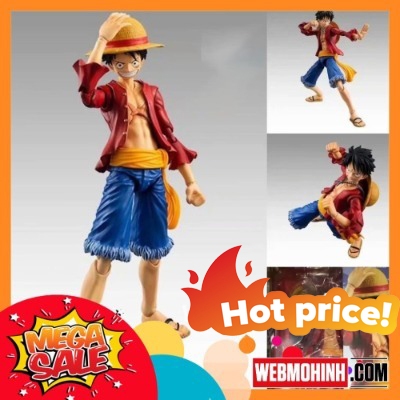 Ảnh thực tế Mô Hình Luffy Mũ Rơm  One Piece Hoạt Hình Đảo Hải Tặc Bootleg