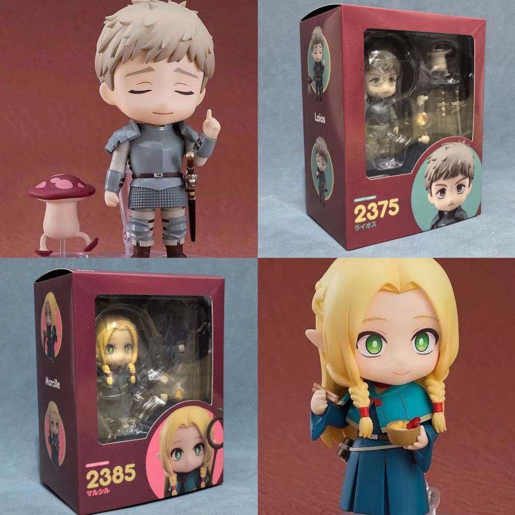 Ảnh thực tế Mô Hình Marcille Laios Mỹ Vị Hầm Ngục Nendoroid 2375 2385 Bootleg