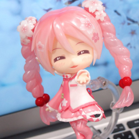 Ảnh thực tế Mô Hình Nendoroid Sakura Hatsune Miku Nendoroid 500 Bootleg