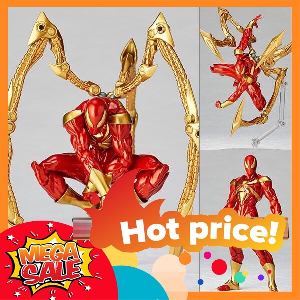 Mô tả chi tiết Iron Spider Revoltech bootleg