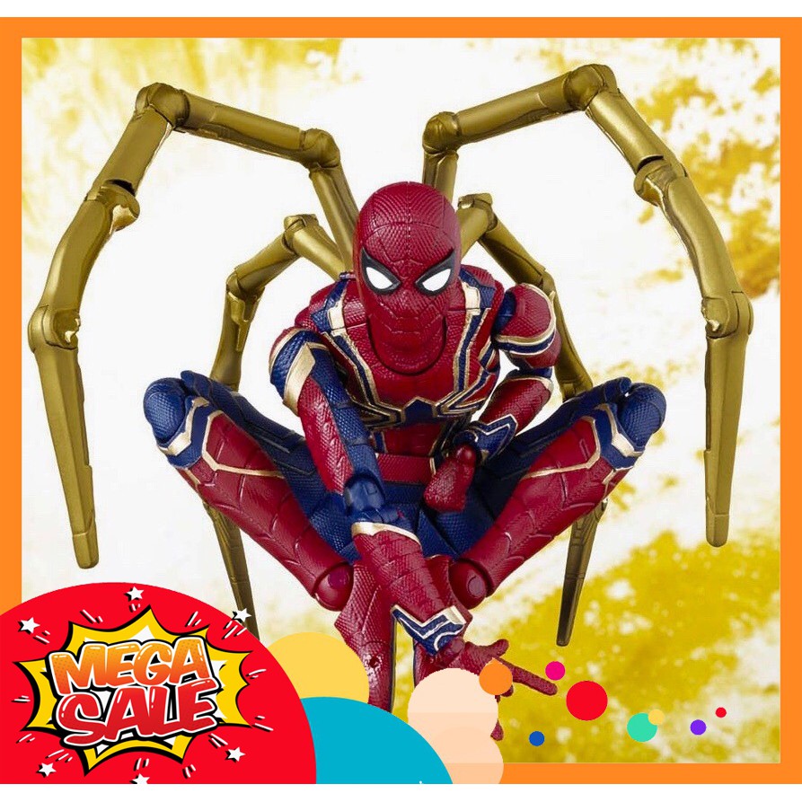 Ảnh thực tế Mô Hình Người Nhện Spider Man Iron Spider SHF S.H. Figuarts Bootleg