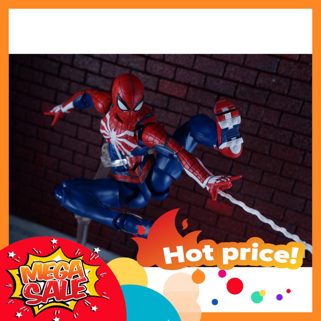 Ảnh thực tế Mô Hình Người Nhện Spider Man PS4 Marvel SHF S.H. Figuarts Bootleg