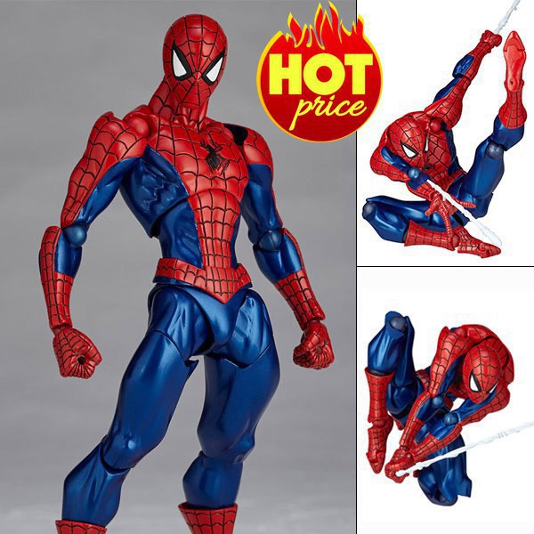 Ảnh thực tế Mô Hình Người Nhện Spider Man Revoltech Bootleg