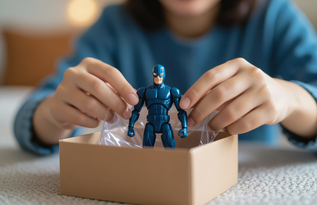 Hình ảnh minh họa khoảnh khắc unbox mô hình mới