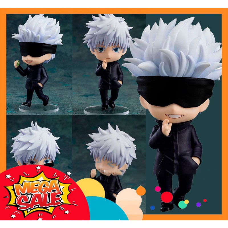 Ảnh thực tế Mô Hình Satoru Gojo Chú Thuật Hồi Chiến Jujutsu Kaisen Nendoroid 1528 Bootleg