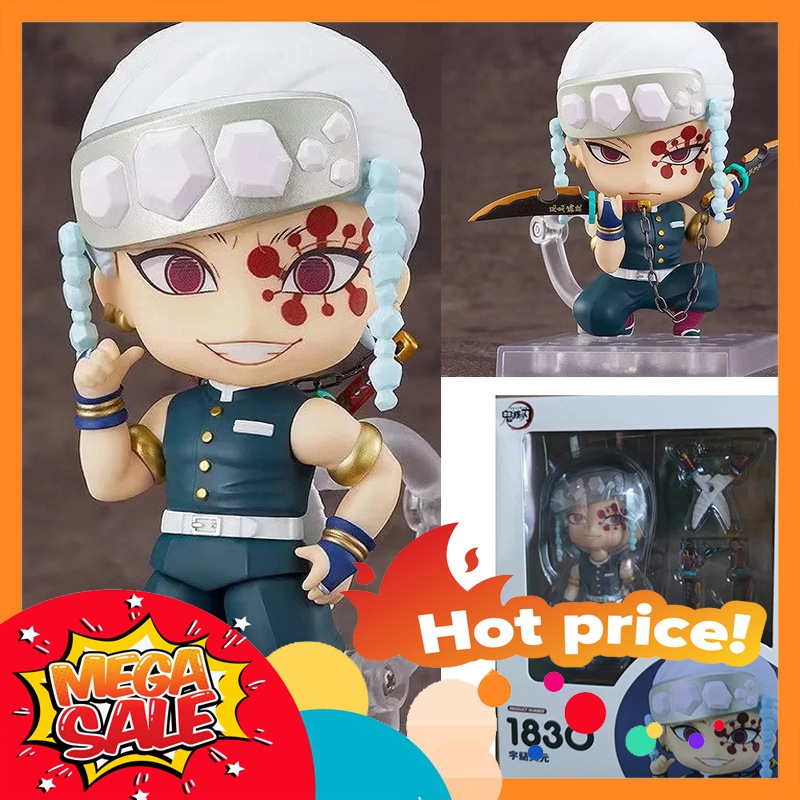 Ảnh thực tế Mô Hình Tengen Uzui Thanh Guom Diệt Quỷ  Nendoroid 1830 Bootleg